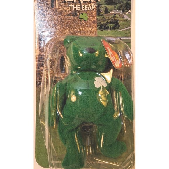 Erin The Bear -McDonald's Ty Beanie Baby With Rare Errors 1993/OAKBROOK‎ - Picture 5 of 8